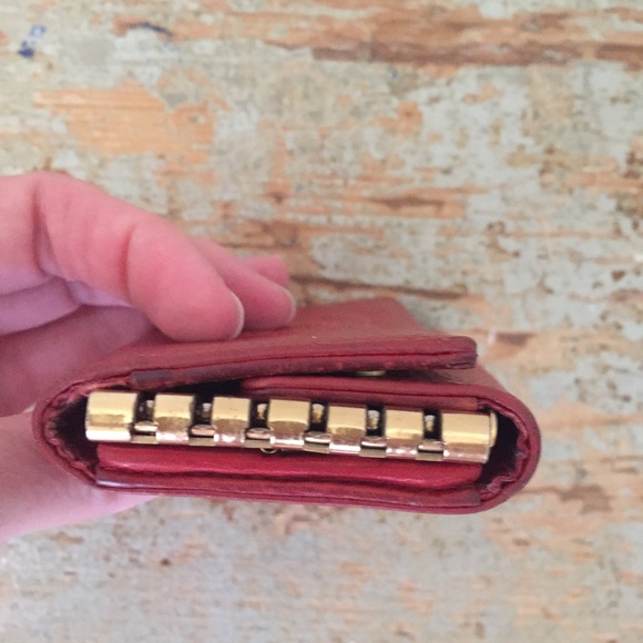 Vintage Chanel red caviar key case/card holder - Picture 4 of 8