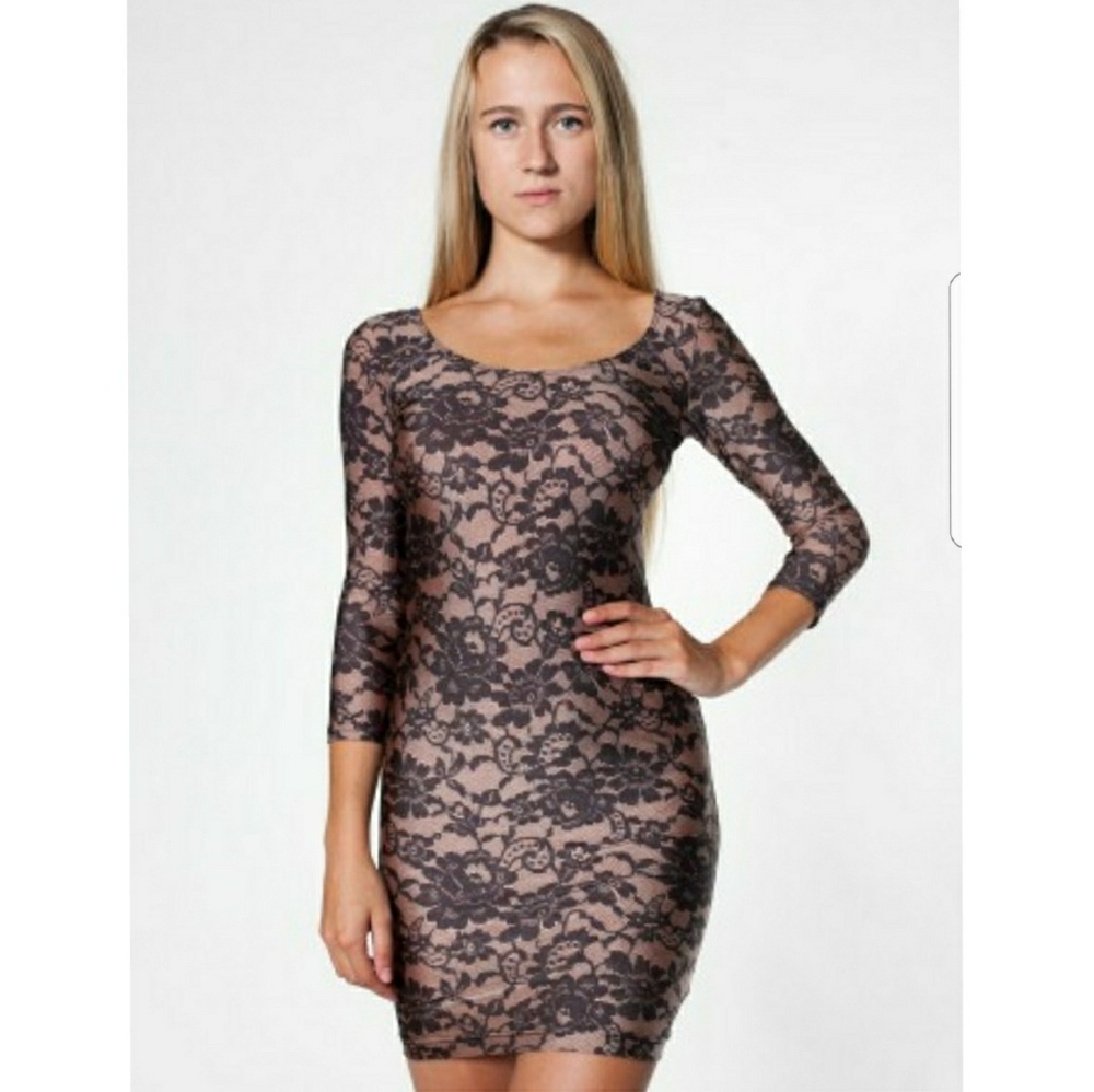 American Apparel long sleeve dress