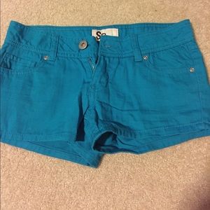 Very blue jean shorts