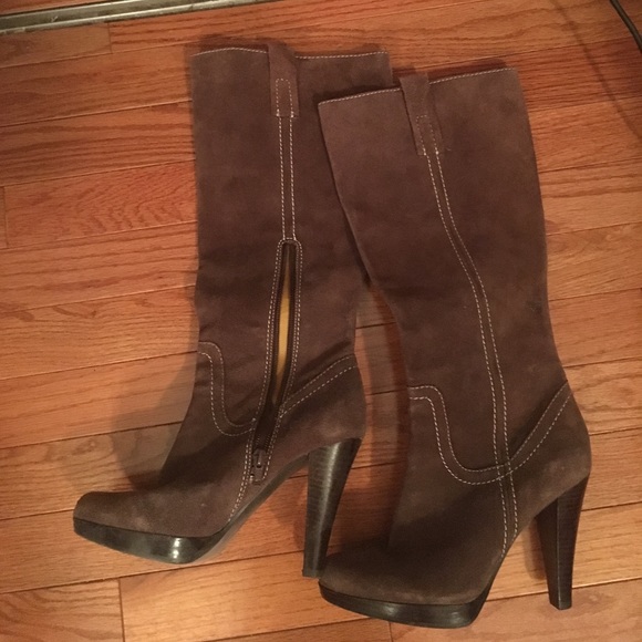 DSW Shoes Brown Knee High Boots Poshmark