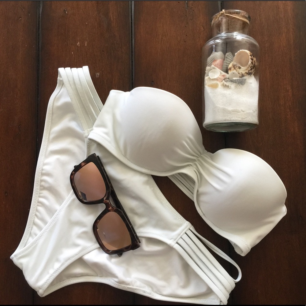 Victoria's Secret White String Bikini