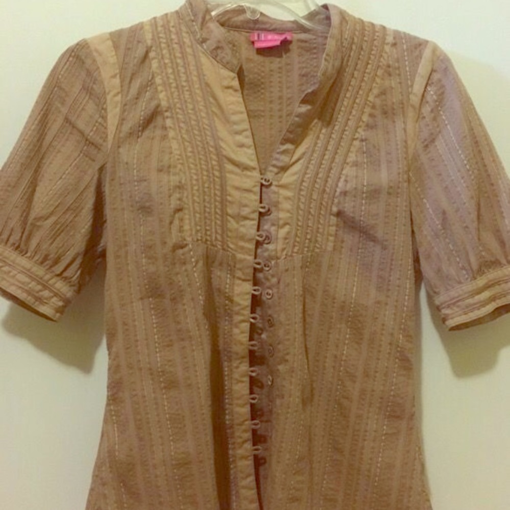BCB Girls ruffled Button down