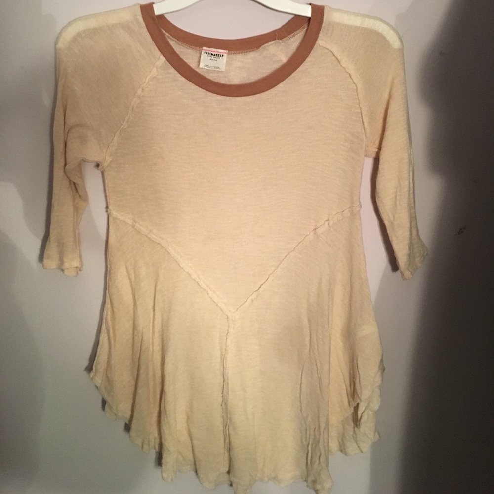 Free people flowy peplum top