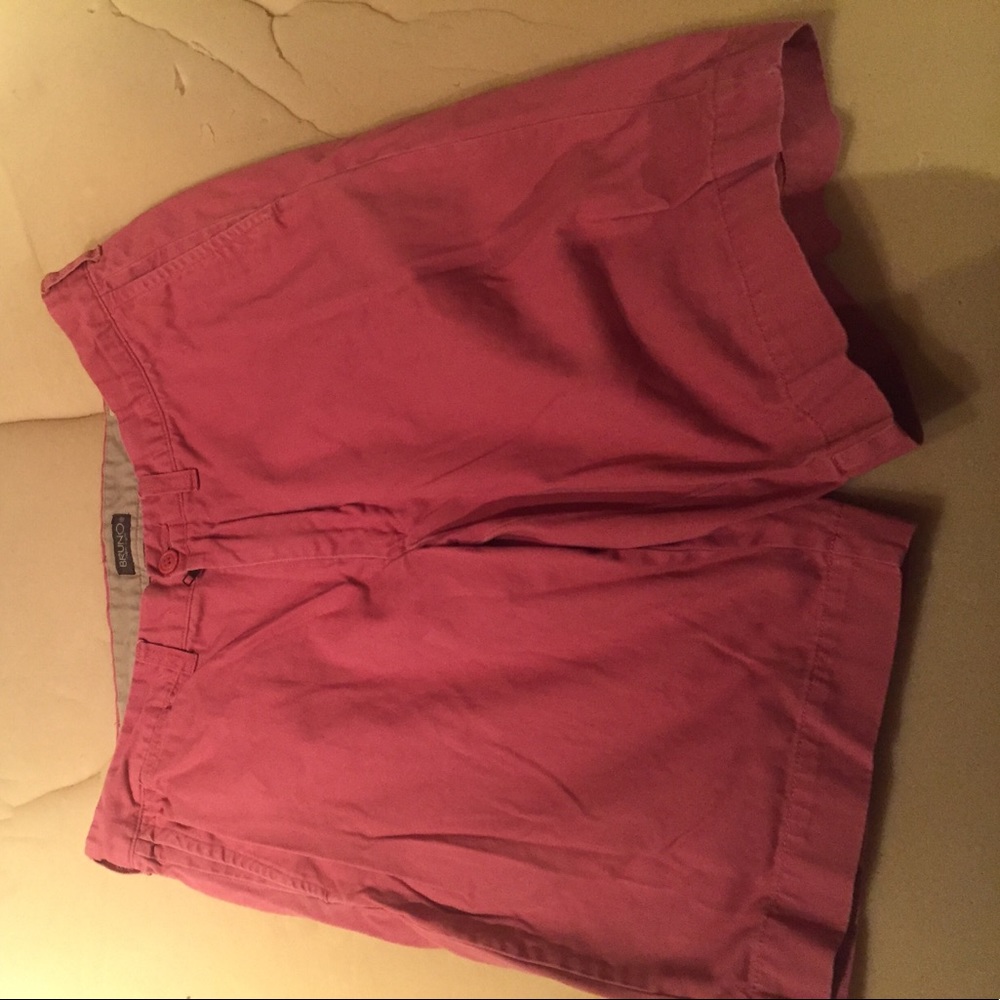 Salmon/Pink Bruno New York Shorts Classic 36 Waist
