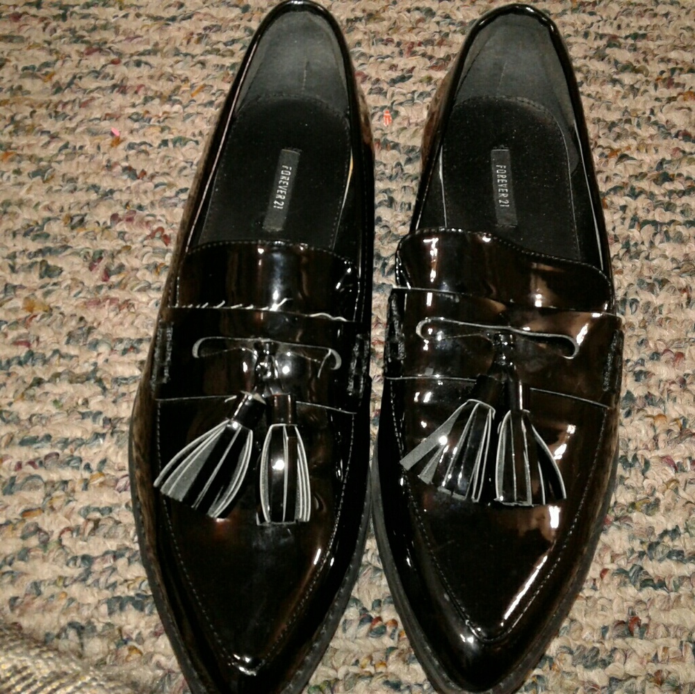 Platform forever 21 loafers.