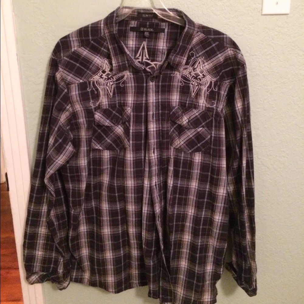 Xxl Western style button down