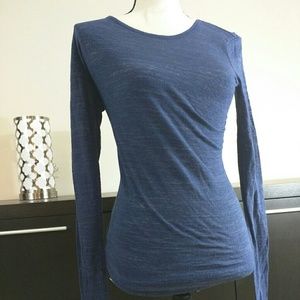 Cute NEW Ocean Blue Long Sleeved Gap Top