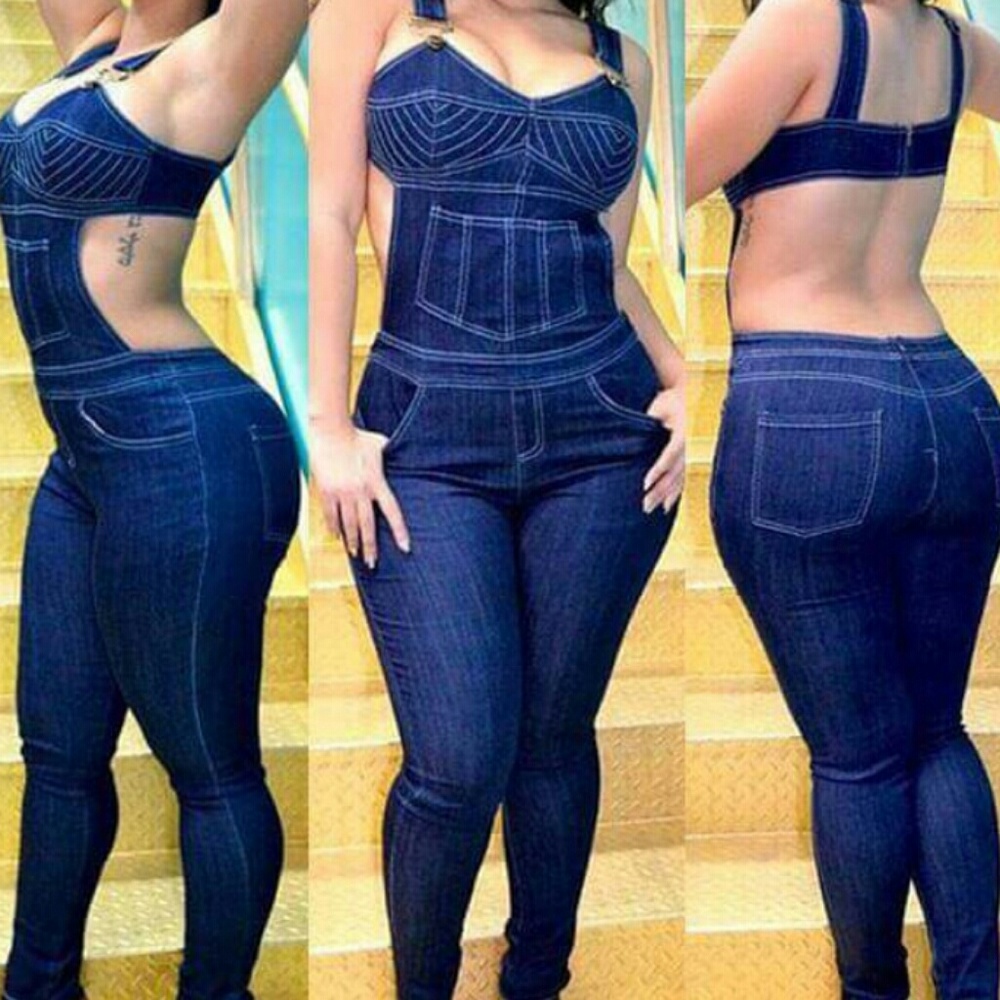 Sexy Denim Jumpsuit
