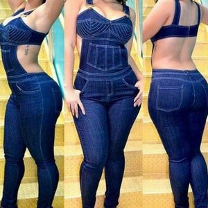Sexy Denim Jumpsuit