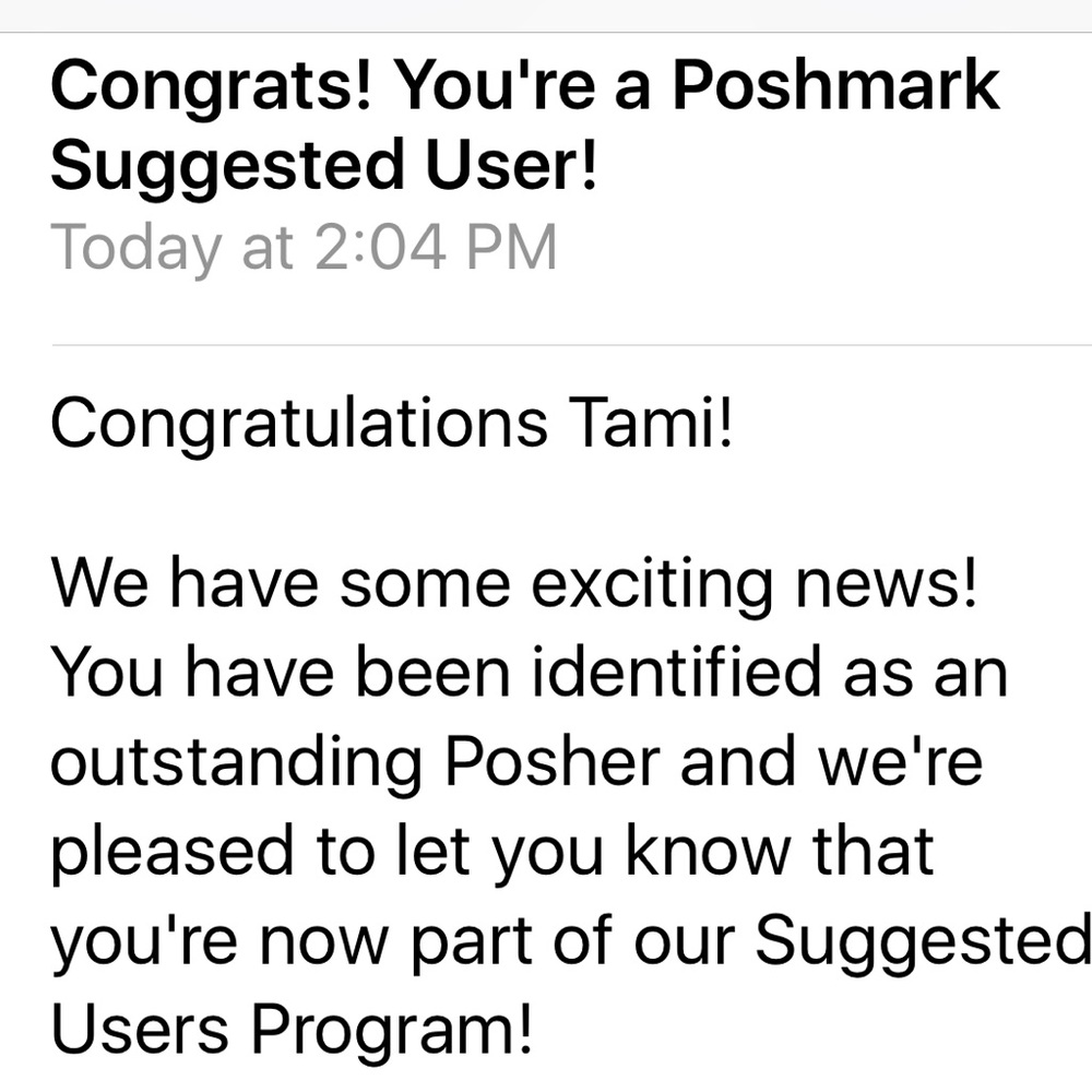 Woo Hoo!!!  I'm a suggested user!!!!