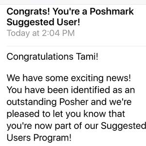 Woo Hoo!!!  I'm a suggested user!!!!