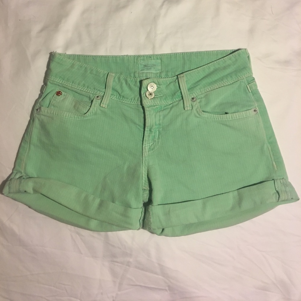Hudson mint green shorts