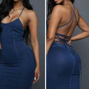 NWT Sexy Denim jean Dress