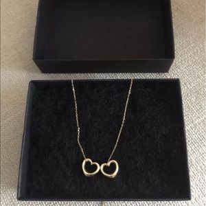 Mia Fiore Made In Italy 14 Kt Yellow Gold 2 Hearts