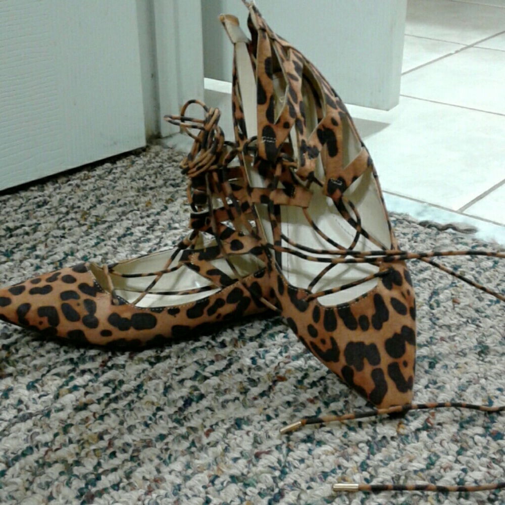 Bamboo leopard flats