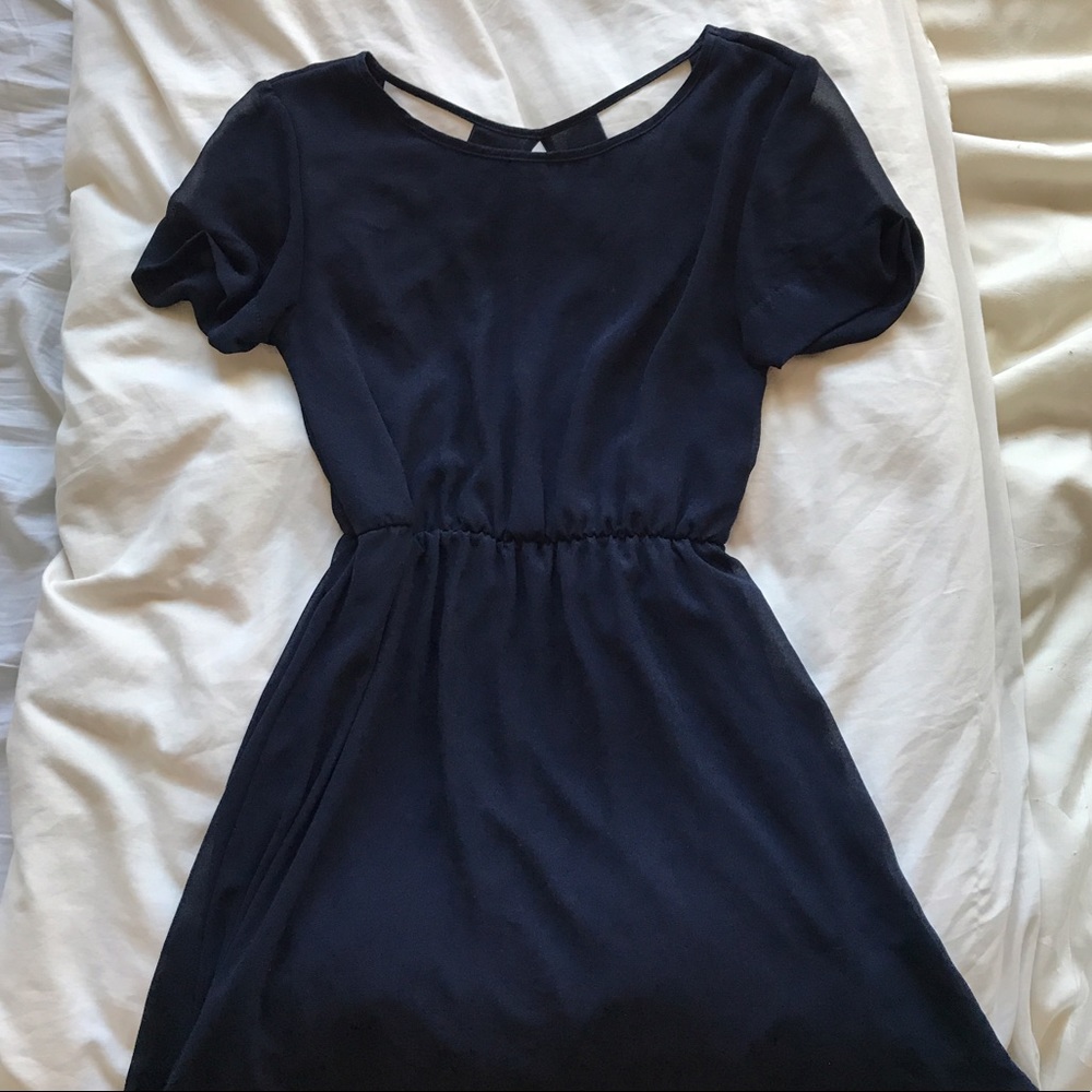 Navy blue dress from Nordstrom