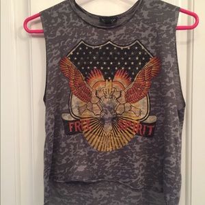 TOPSHOP free spirit crop top