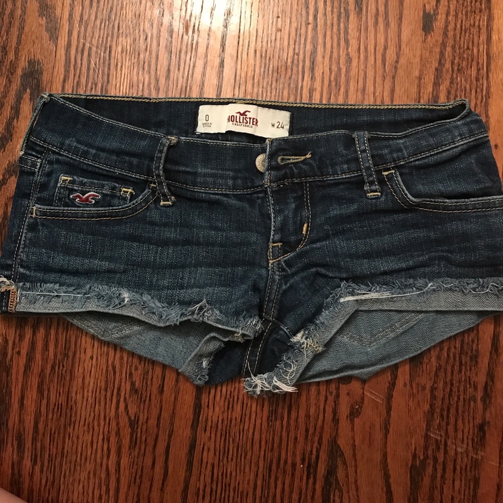 holister jean shorts