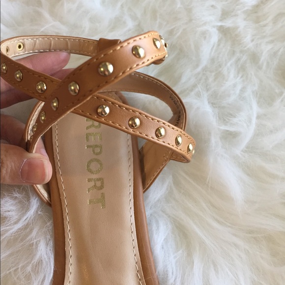 Report Footwear Baylee Studded Denim Flat - Picture 4 of 5