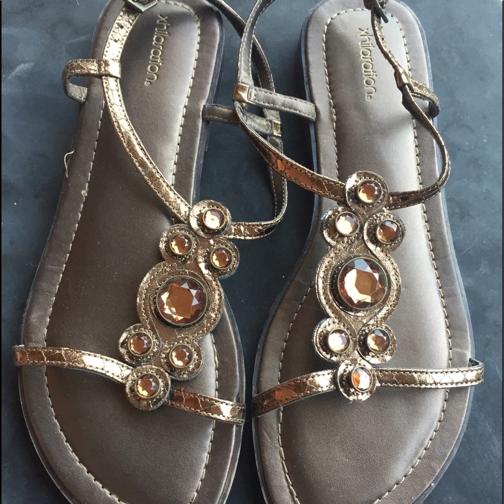 Jeweled sandals