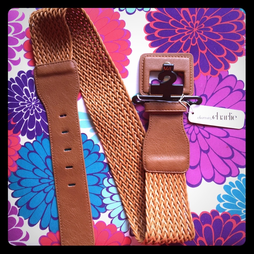 ❌SOLD❌ Wide Tan Belt