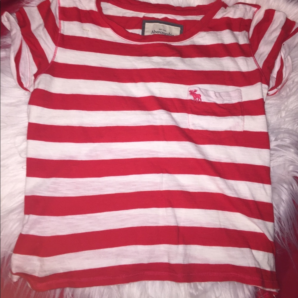 Red and white stripe tee !