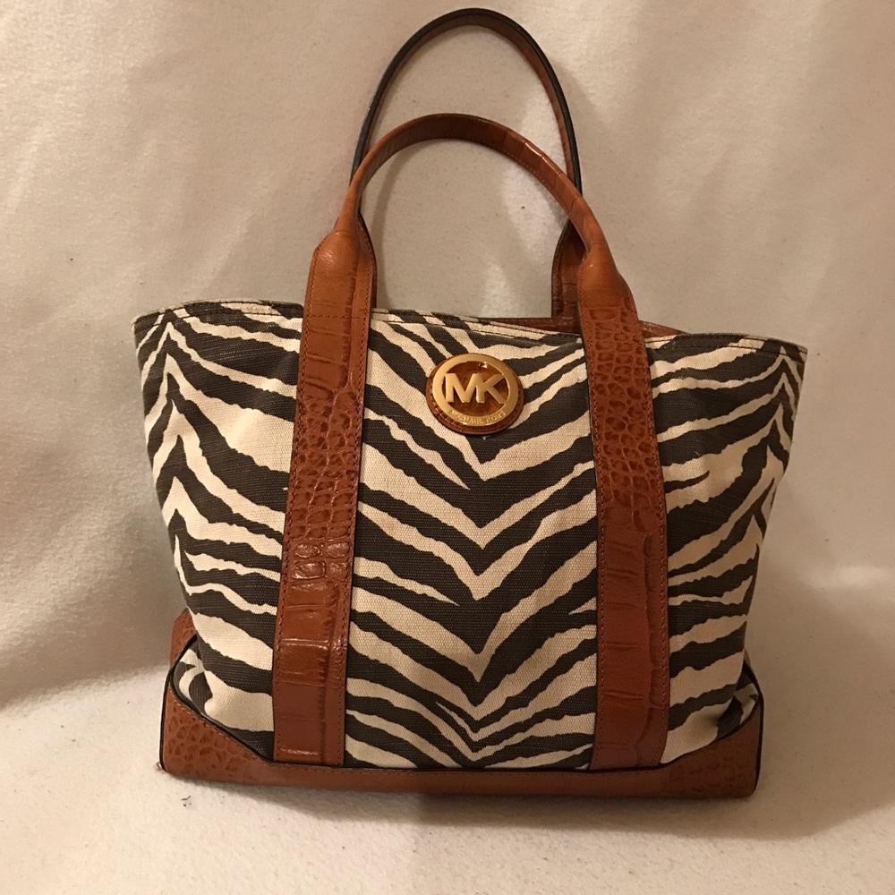 Michael Kors animal print tote, medium size
