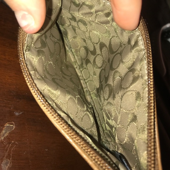Brown Coach Wristlet - Picture 3 of 3