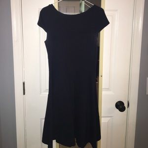 Banana Republic Navy cotton spandex dress