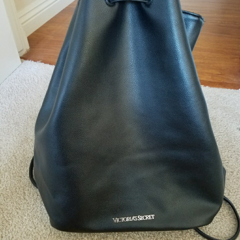 Black Drawstring Backpack