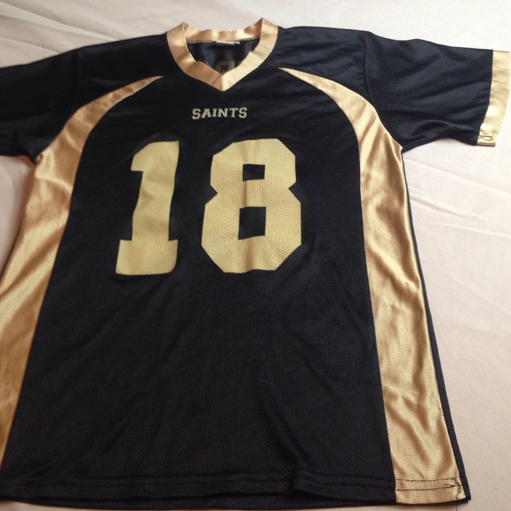 NFL SAINTS FOOTBALL TEAM TOP JERSEY #18 WIERSMA