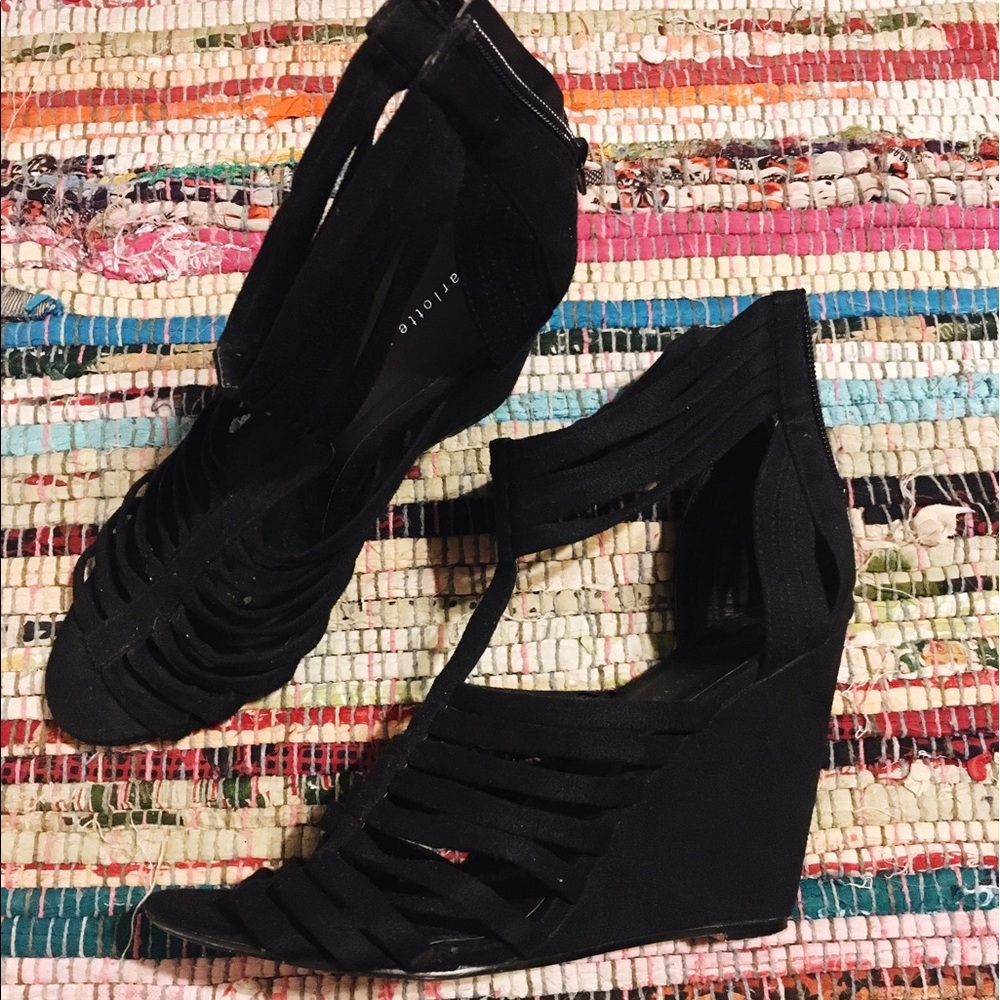 Strappy Wedges