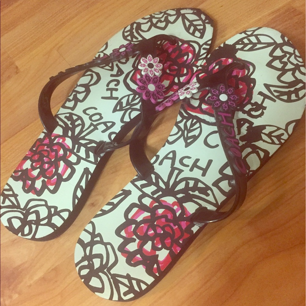 Authentic Coach sandals