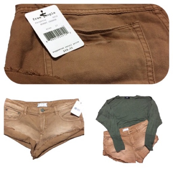 NWT Free People | SIZE 27 | COLOR: Burnt Orange - Picture 3 of 4