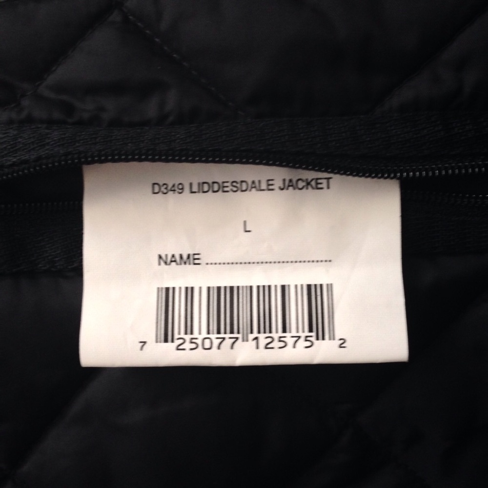 ‼️SOLD‼️ NWT [Barbour] Navy Liddesdale Jacket - Picture 7 of 8