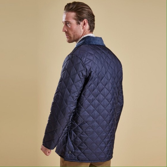 ‼️SOLD‼️ NWT [Barbour] Navy Liddesdale Jacket - Picture 2 of 8