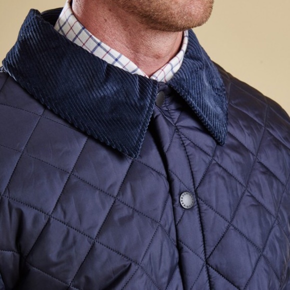 ‼️SOLD‼️ NWT [Barbour] Navy Liddesdale Jacket - Picture 3 of 8