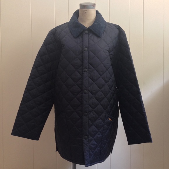 ‼️SOLD‼️ NWT [Barbour] Navy Liddesdale Jacket - Picture 4 of 8