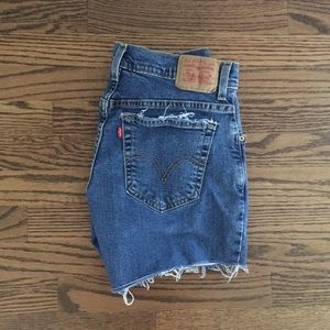 Vintage Levi's high waisted shorts