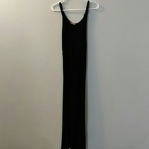 Basic black maxi