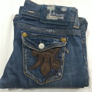 MEK - Distressed Denim Jeans (Pueblo)