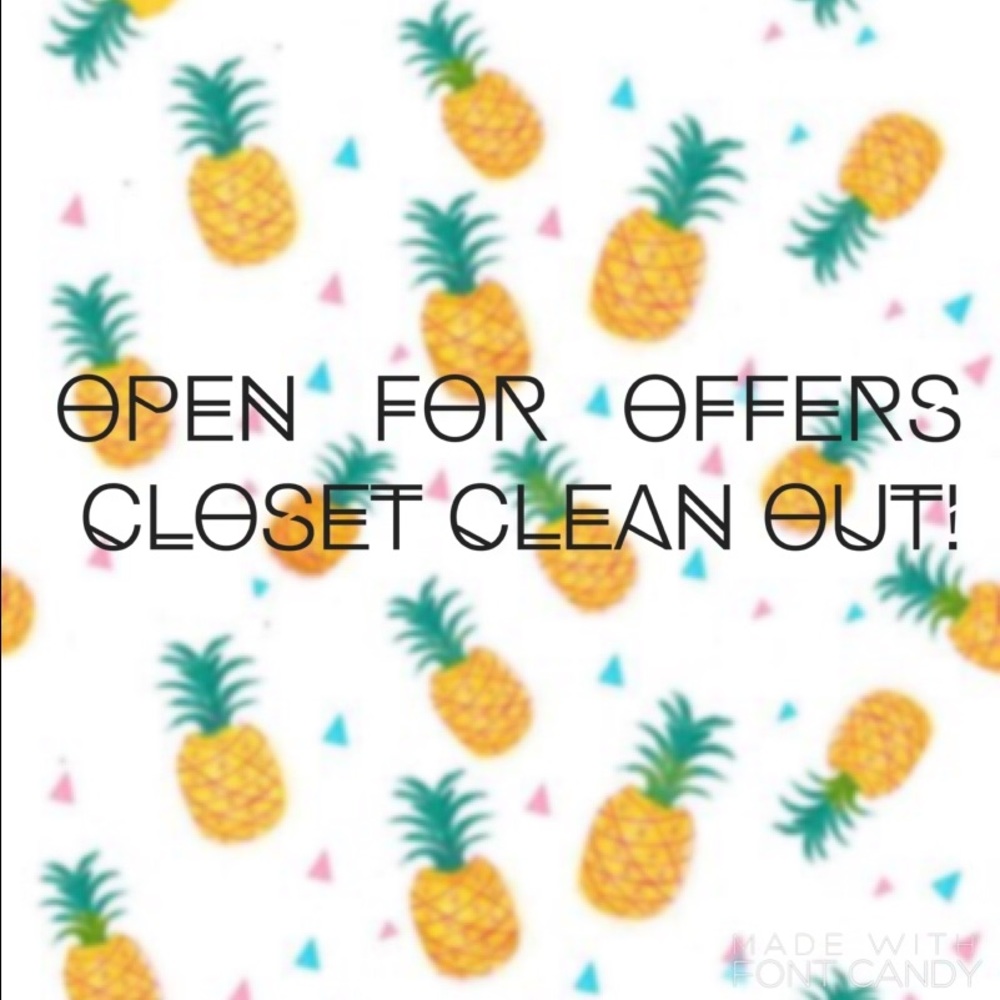 CLOSET CLEANOUT