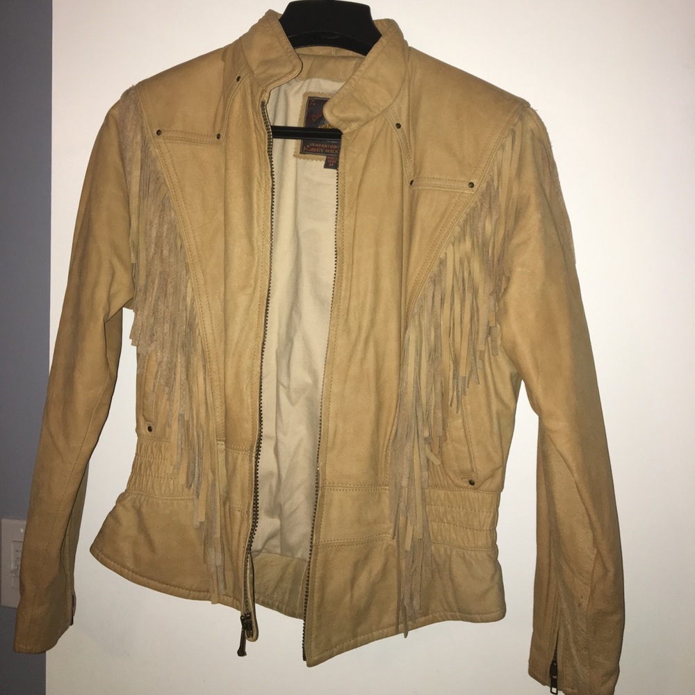 REAL LEATHER! Fringe Jacket
