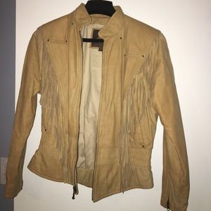 REAL LEATHER! Fringe Jacket
