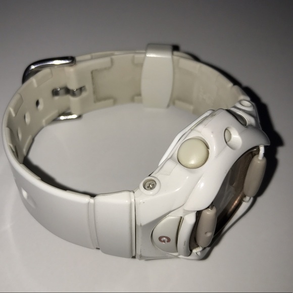 Baby-G Shock Watch: White/Rose-Gold!