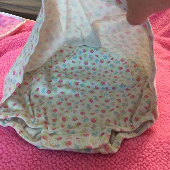 Floral sleeveless dress with attached bodysuit - Picture 2 of 3