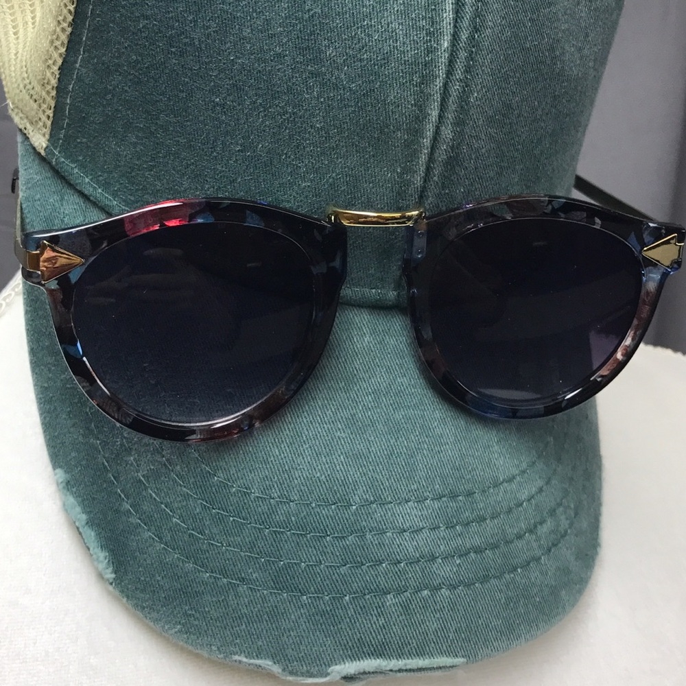 Floral sunglasses.