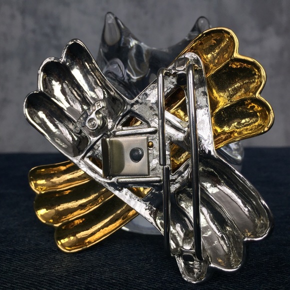 TWO TONE PALOMA SILVER & GOLD VINTAGE BELT BUCKLE! - Picture 3 of 6