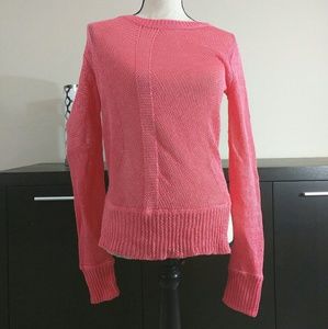 NEW Gap Neon Blazing Pink Long Sleeve Top