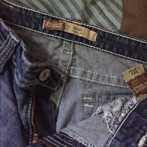 Size 31L big star jeans - Picture 3 of 3